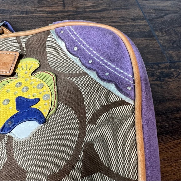 Coach Limited Edition Mini Side Bag with Fish and Coral Aplique 1491 - Picture 6 of 15